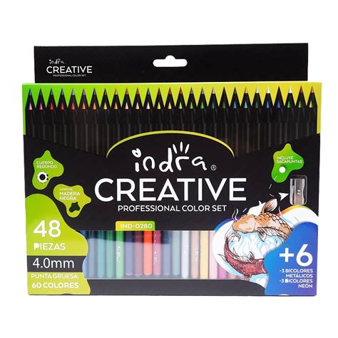 Colores Profesionales Indra Creative Tonos En Lapices Shopee M Xico