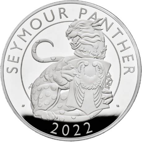 UK 1 Oz Silver The SEYMOUR PANTHER 2022 1 PROOF Box Coa The ROYAL