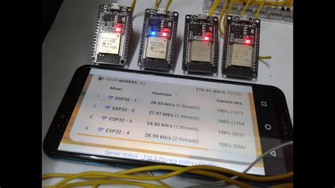 Duino Coin By Esp Unit Kh S Youtube