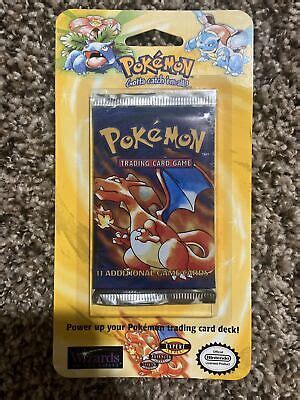 Pokémon Base Set Blister pack Charizard Art Heavy 34 45 742818060295