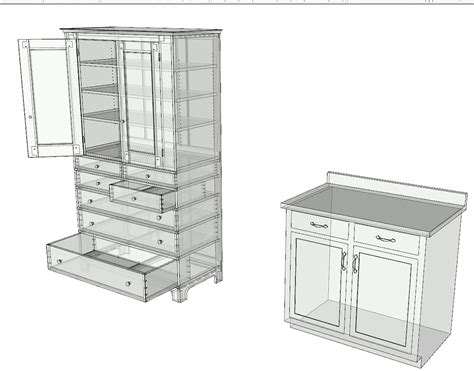 How To Draw A Cabinet Pro Sketchup Community