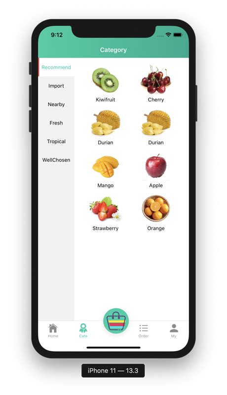 Ionic Fruits Ui Theme Template Firebase App Android Ios Web By