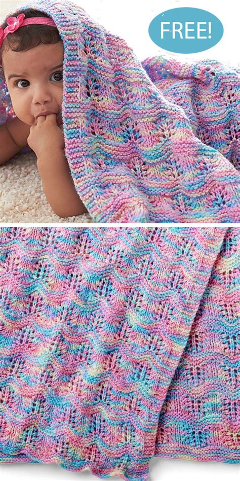 Easy Crochet Baby Blanket With Variegated Yarn Simple Newborn