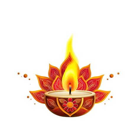 Indian Festival Happy Diwali Invitation Greeting Card With Creative