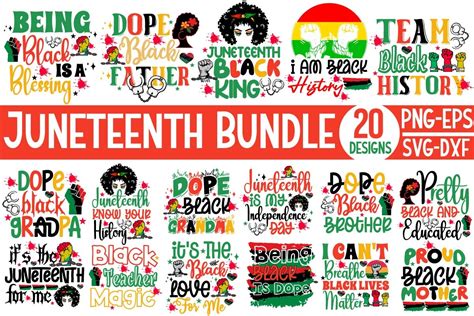 Juneteenth SVG Bundle Black History SVG Graphic By SimaCrafts