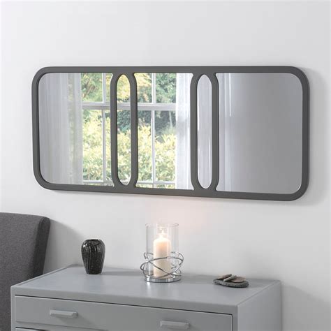 Links Grey Wall Framed Mirror Similar To Our Oblong Range