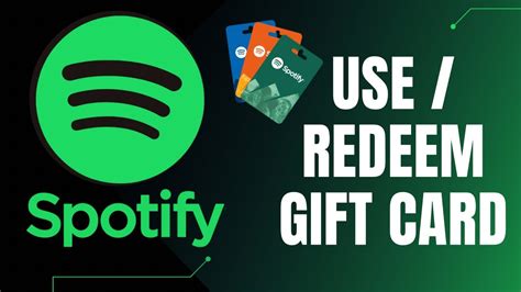 How To Redeem Spotify Premium Gift Card Youtube