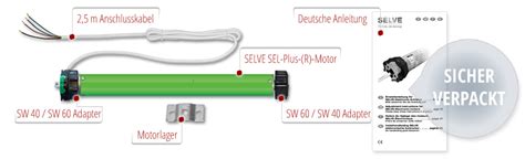 Rolladenmotor Selve Sel Plus Auslaufmodell