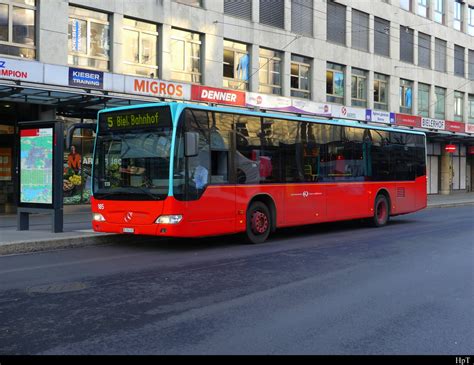 Vb Biel Mercedes Citaro Nr Be Unterwegs Auf Der Linie In