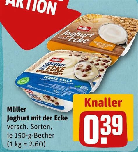 M Ller Joghurt Mit Der Ecke G Becher Angebot Bei Rewe