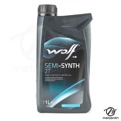 Huile Moteur Semi Synth Wolf T Litre Matijardin