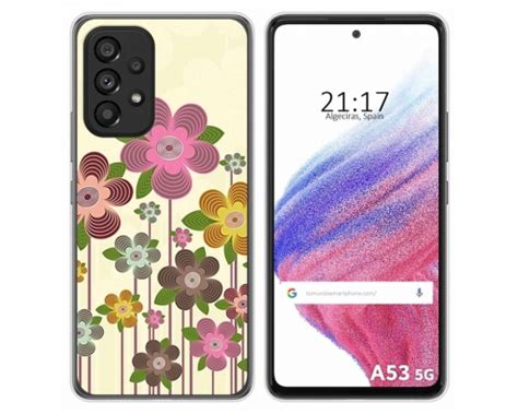 Funda Silicona Para Samsung Galaxy A53 5g Diseño Primavera En Flor Con