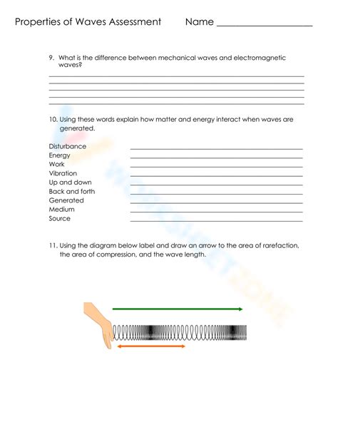 Electromagnetic Spectrum Diagram Worksheet