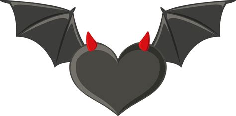 Red Bat With Heart Shape On White Background 3422218 Vector Art At Vecteezy