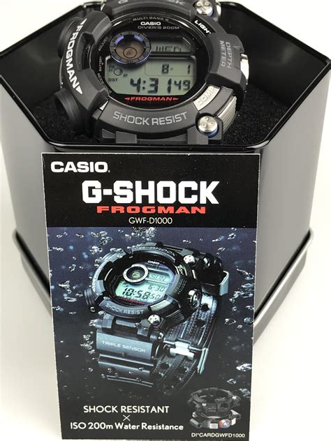 Casio G Shock Master Of G Frogman Mens Watch Gwf D1000 1er Watchnation