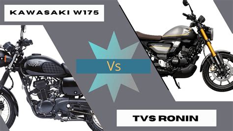 Kawasaki W175 Vs TVs Ronin Ex Showroom Price Mileage Top Speed