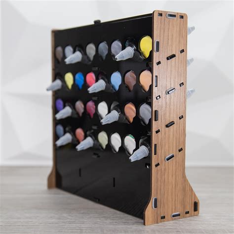 Desk Wizard Rampart Vertical Paint Rack Game Envy Creations