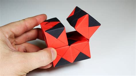 HOW TO MAKE AN INFINITY FIDGET CUBE ORIGAMI