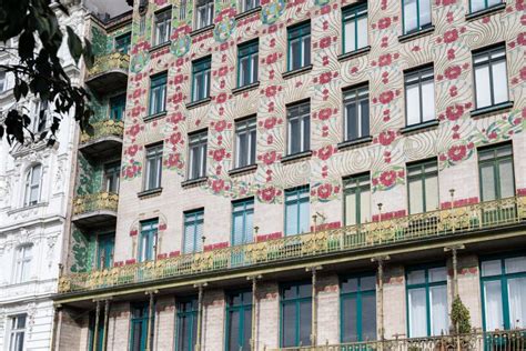 Majolika Haus At Linke Wienzeile A Famous Building Representing