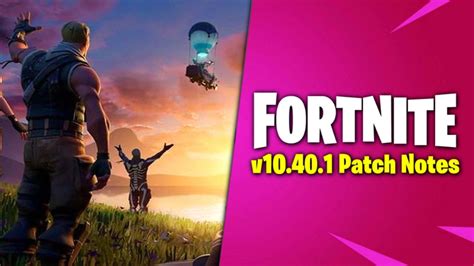 Fortnite V10401 Update Patch Notes Out Of Time Event Weapon Unvault More Dexerto