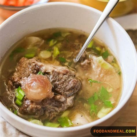 Authentic Korean Beef Oxtail Soup Recipe: A Soul-Warming Delight ...