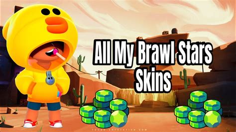 Toate Skinurile Mele De Pe Brawl Stars Brawl Stars Romania YouTube