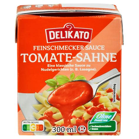 DELIKATO Feinschmecker Sauce 300 ml Tomaten ALDI SÜD