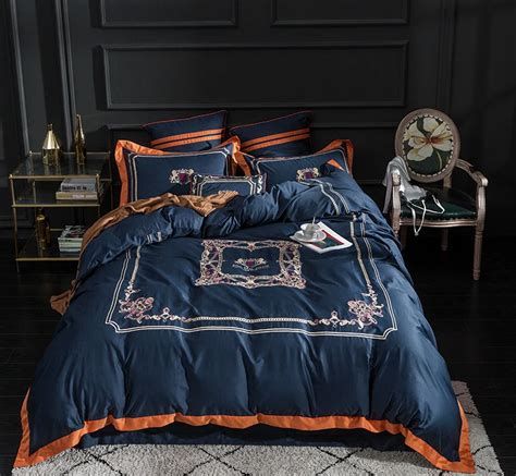 Luxury Egypt Cotton Royal Collection Palace Bedding Set Embroidery