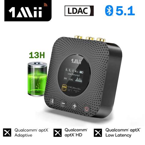 Mii B Hd Receptor Hifi Con Bluetooth Adaptador De Audio Ldac Aptx