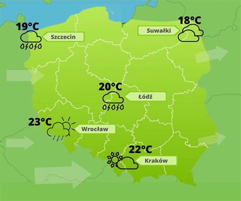 Narysuj Map Pogody Dla Polski Nast Pnie Opisz Prognoz Pogody W