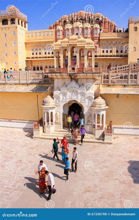 Interior Of Hawa Mahal Palace Of The Winds In Jaipur Rajasthan