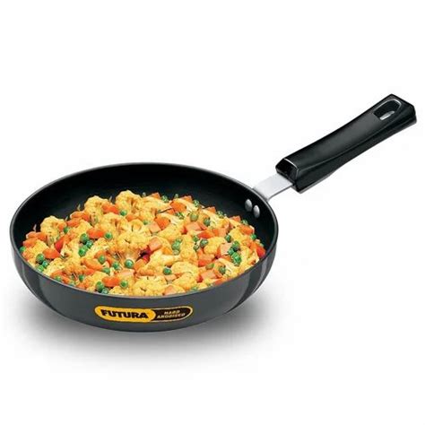 Hawkins Futura Hard Anodised Frying Pan Rounded Sides Cm Mm At