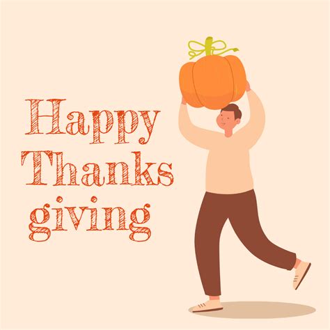 Free Thanksgiving Day Flat Design Vector Template Edit Online