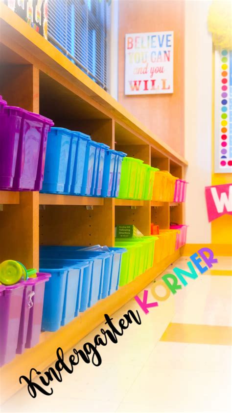 Kindergarten Classroom Storage Ideas