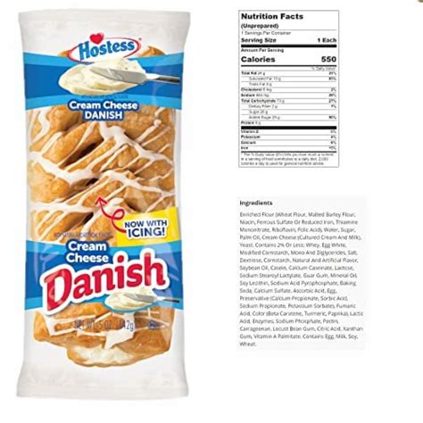 Hostess 3 Flavor Danish Pastries Combo Apple Berries N Cream And