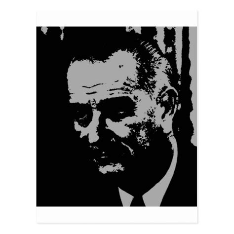 Lyndon B Johnson Silhouette Postcard Zazzle