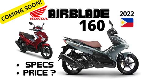 Honda Airblade Quick Specs And Price Philippines Youtube