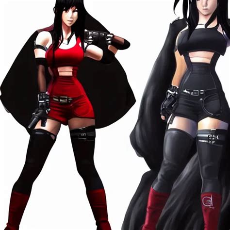 High Quality Concept Art Of Tifa Lockhart As A Marvel Stable