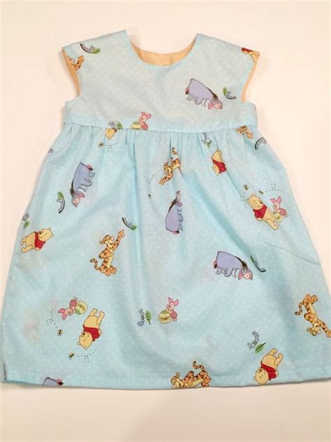 Winnie The Pooh Dress Toddler Dress Girls Clothing Baby Etsy Pooh