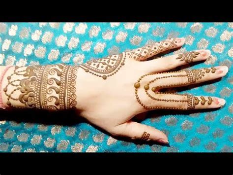 Ulte Hath Ki Mehndi Designs Back Hand Mehndi Design New Mehndi