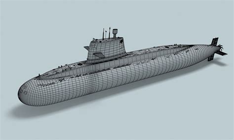 Type 093 Chinese Submarine 3D Model - TurboSquid 1344595