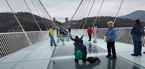 Glass Bridge Zhangjiajie National Forest Park Attractions Of China