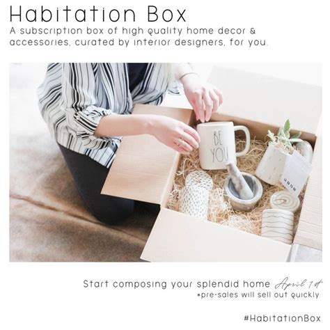 Stylish Home Decor Subscription Box - Habitation Box