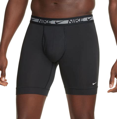 Nike Flex Micro Long Boxer Briefs 3 Pack In Black For Men Lyst