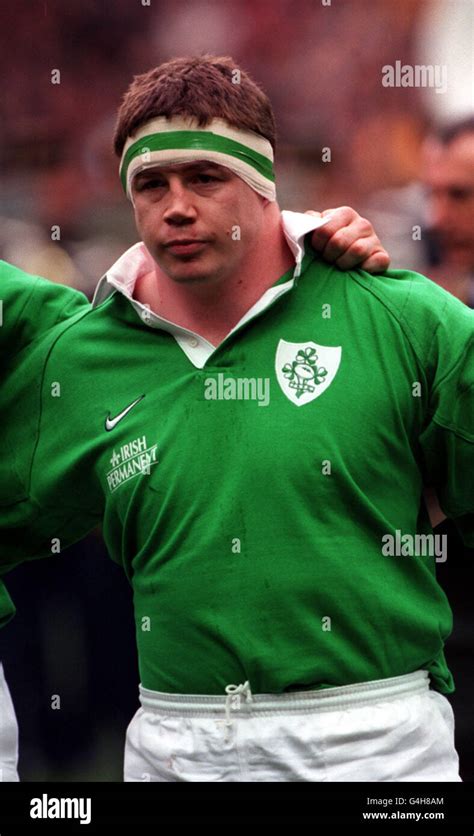 Paul Wallace Member Irish Five Nations Rugby Union Team Hi Res