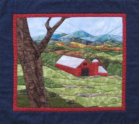 Red barn Quilt Kit by Cynthia England 17X19