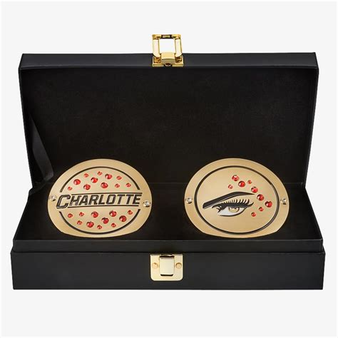 Charlotte WWE Women's Championship Side Plates – wrestlingshop.com