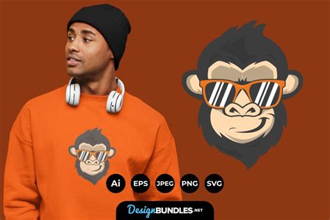 Cool Monkey for T-shirt Design for T-Shirt Design