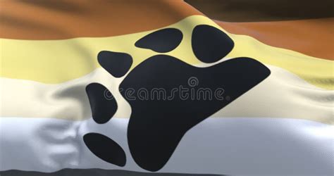 International Bear Brotherhood Flag Waving Stock Illustration ...