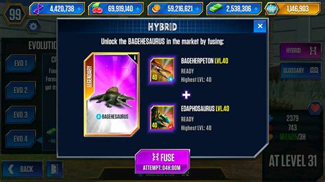 Bageherpeton Unlocked Bagehesaurus Vs Edaphosaurus Level Jurassic